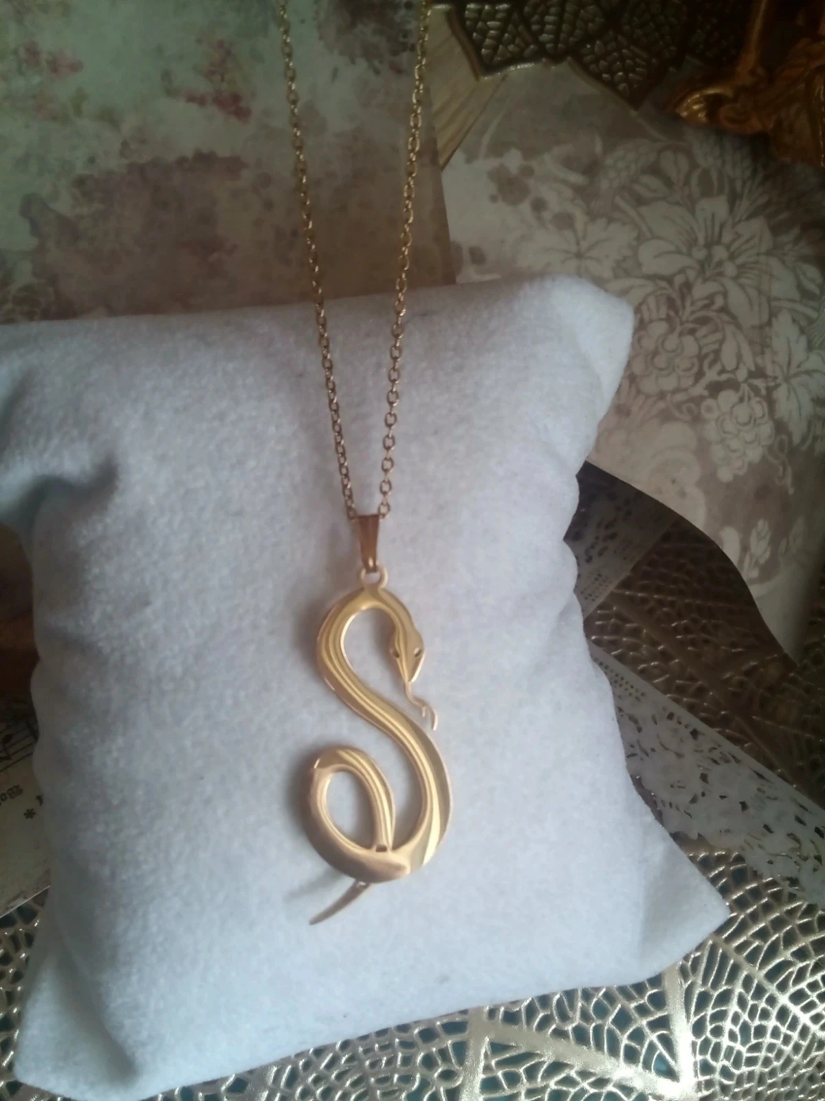 Collier serpent en acier inoxydable – photo 3
